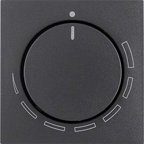 Berker 11371626 Zentralstück mit Regulierknopf für Drehzahlsteller S.1/B.3/B.7 anthrazit, matt Mesch Shop Berker 11371626 Zentralstück mit Regulierknopf für Drehzahlsteller S.1/B.3/B.7 anthrazit, matt Mesch Shop